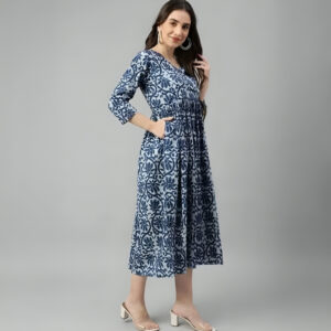 Women Solid Cotton Gown