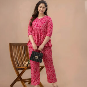Women's Printed Co-Ord Set, Co-Ord Sets For Girls and Women