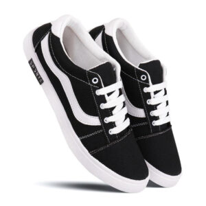 Men’s Stylish Black & White Casual Shoes
