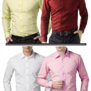 Stylish 4‑Shirt Multicolor Casual Combo for Men