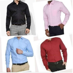 Men’s 4‑Shirt Multicolor Casual Combo