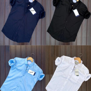 Combo of 4 Casual Shirts for Men (Multicolor, S)