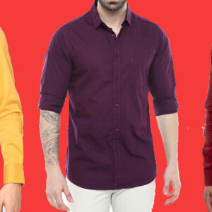 Trendy 3-Shirt Multicolor Casual Combo for Men