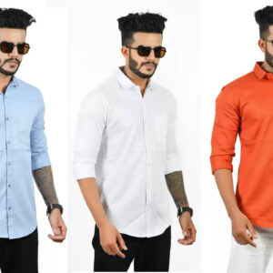 Casual 3-Shirt Multicolor Combo for Men