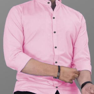 Men’s Pink Slim Fit Formal Shirt