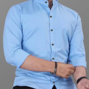 Men’s Sky Blue Slim Fit Shirt