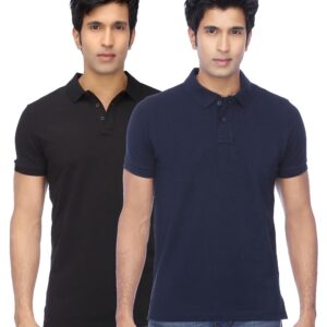 Ketex Cotton Blend Half Sleeves Polo Tshirt (Pack of 2)
