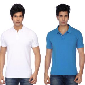 Ketex Cotton Blend Half Sleeves Polo Tshirt (Pack of 2)