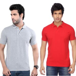 Men’s Everyday Cotton Polo T-Shirt Combo (Pack of 2)
