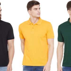 Ketex Cotton Blend Half Sleeves Polo Tshirt (Pack of 3)