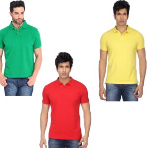 Ketex Cotton Blend Half Sleeves Polo Tshirt (Pack of 5)