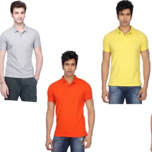 Ketex Cotton Blend Half Sleeves Polo Tshirt (Pack of 5)