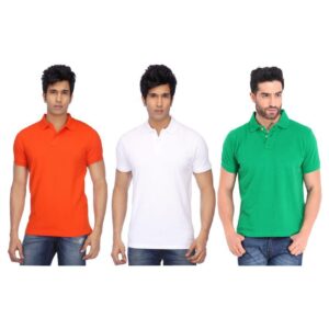 Ketex Cotton Blend Half Sleeves Polo Tshirt (Pack of 3)