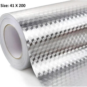 Kitchen Foil Sticker-Kitchen Backsplash Aluminum Foil Sticker ( 2 Meter, 2 Roll)