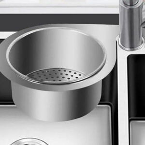 Stainless Steel Swan Drain Basket Sink Strainer