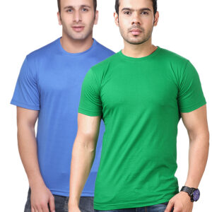 Ketex Round Neck Men's Polyester Blend Dri Fit T-Shirts (Pack of 2)