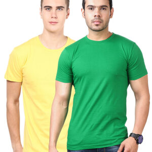 Ketex Round Neck Men's Polyester Blend Dri Fit T-Shirts (Pack of 2)