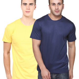 Ketex Round Neck Men's Polyester Blend Dri Fit T-Shirts (Pack of 2)