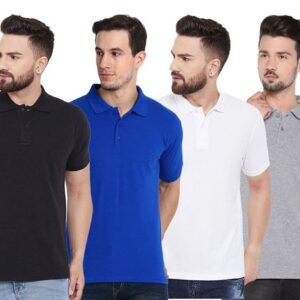 Men’s Premium Polo T-Shirt – Pack of 4
