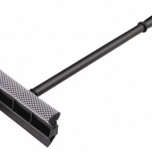 Car Window Cleaning Mop 2 in 1 Glass Cleaning Brush Dual Side Blade Rubber and Sponge Auto Window Cleaning Tool with Extendable Handle | Pack of 1