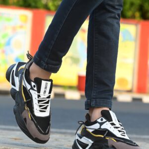 Black Flexible Leather Shoes