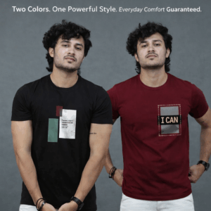 Men’s Casual T-Shirt Combo Pack (2 Pieces)