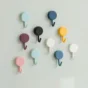 Self Adhesive Sticky Hooks - Set of 10 for Kitchen, Bathroom, Bedroom - Waterproof & Durable ( default, Standard ).