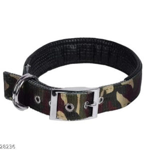 Nylon Padded Coller Neck Belt for Dog (Multicolor, 0.15 inches)
