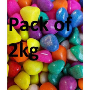 Decoration Pebbles Stones (Multicolor, 2000 g)