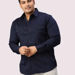 Men Cotton Blend Double Pocket Full Sleeves Shirt Pack of 1