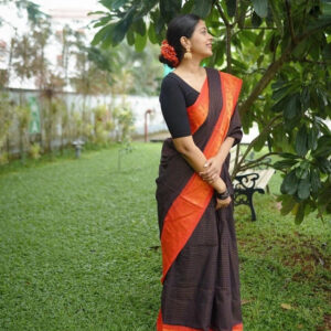 Banarasi Silk Zari Woven Saree for Women (Multicolor, 6.3 m)