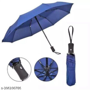 Nylon Compact Umbrella (Blue)