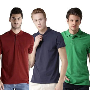 Cotton Polo T‑Shirt Pack of 3