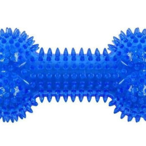 Squeaky Bone Chew Toy for Pet (Multicolor)