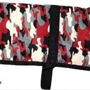 Fabric Dog Winter Jacket (Multicolor, 22 Inches)