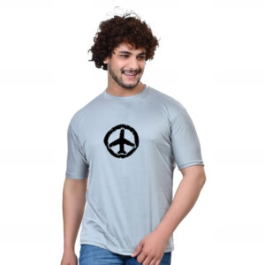 Grey Men’s Casual Printed T-Shirt