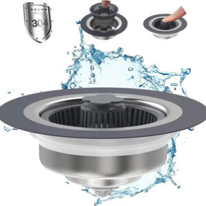 3-in-1 Sink Drain Strainer