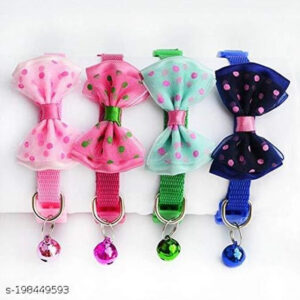 ABS Plastic Coller Belt for Pet (Multicolor, Pack of 4)