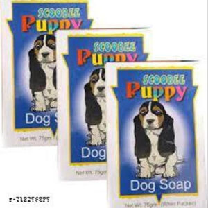 Scoobee Puppy Bathing Soap for Dog (225 ml, Pack of 3)