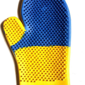 Pet Hair Remover Deshedding Gloves (Multicolor)