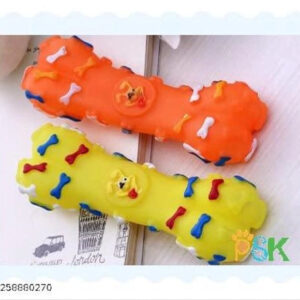 Silicone Chew Toy for Pet (Multicolor, Pack of 2)