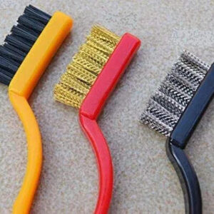 Mini Wire Brush Set for Cleaning Dust Welding Slag and Rust,Gas Stove Smoke Machine Clean Tool