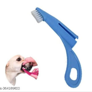 ABS Plastic Dog Soft Toothbrush (Multicolor)