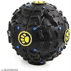 Chew Playing Rubber Ball for Pet (Black)