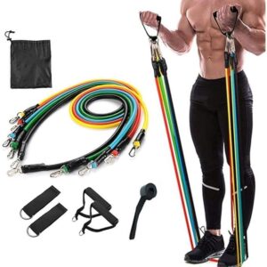 Exercise Bands Resistance Bands Set Workingout Door Fitness Gym Resistance Bands Kit for Men Women