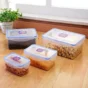Kitchen Containers Set, Fridge Storage Boxes, Plastic Containers for Kitchen Organizer, Kitchen Accessories Items for Storage Organizer, Snap-Seal (lunch box/storage organizer) (5 Ps Set).