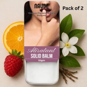 NAUGE Timeless Pheromone Solid Perfume 10gram (Pack of 2)